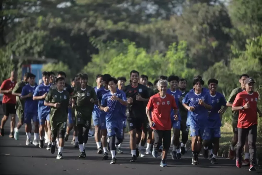 Tingkatkan Fisik Pemain Jelang Liga 2, Sumsel United Gencar Lakukan Latihan Cross Country